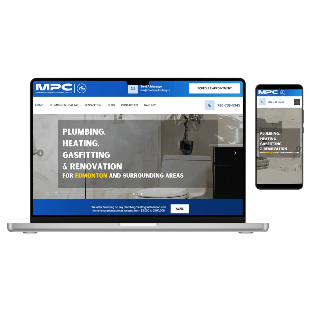 MPC website mockup